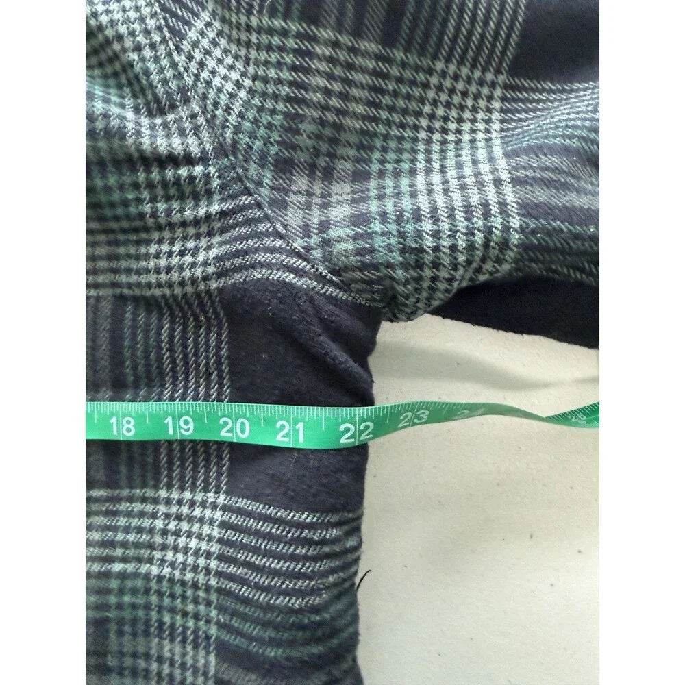 Telluride Men 100% Cotton Flannel Chore Jacket Shirt Sherpa Lined Pockets Sz Med